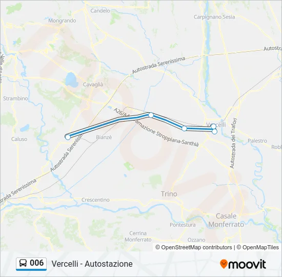 006 Bus Line Map