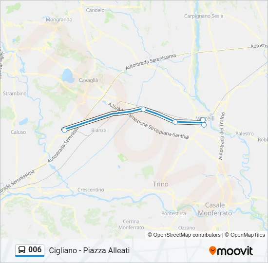 006 Bus Line Map
