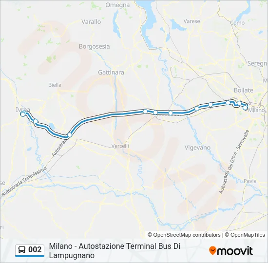 002 Bus Line Map