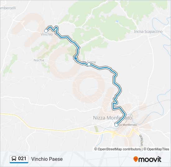021 Bus Line Map