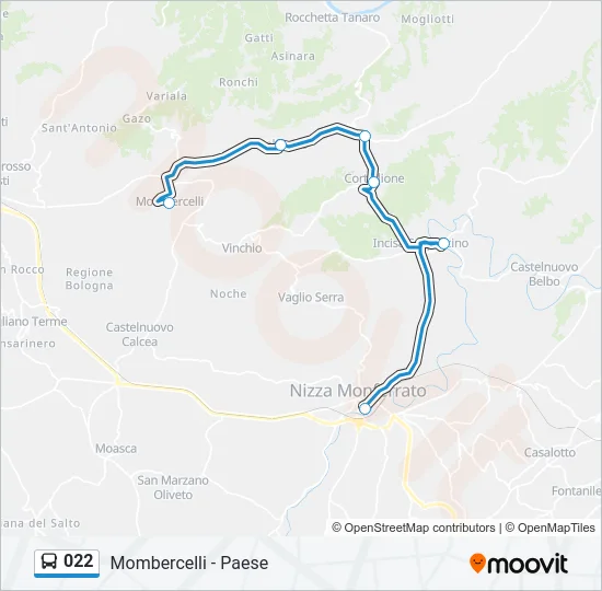 022 Bus Line Map