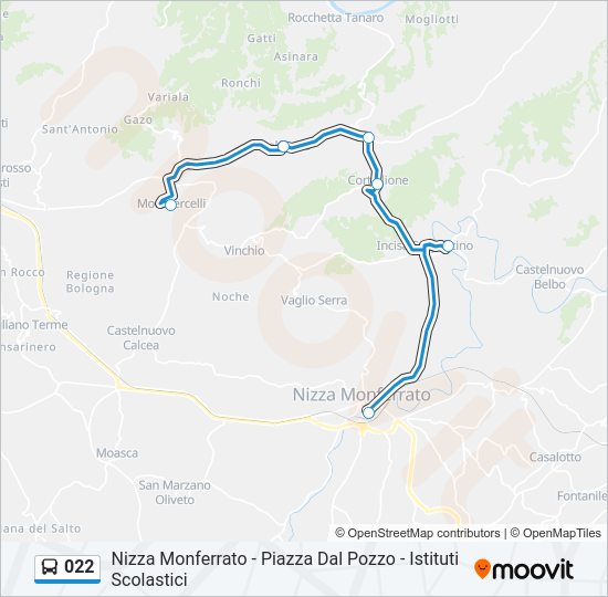 022 Bus Line Map