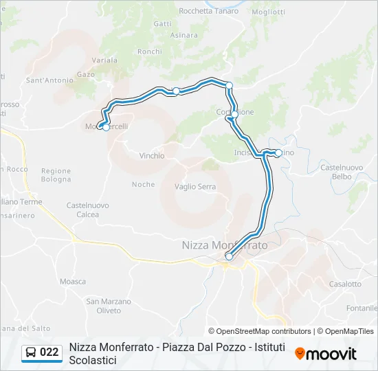 022 Bus Line Map