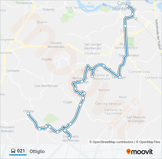 021 Bus Line Map