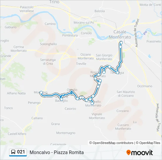 021 Bus Line Map