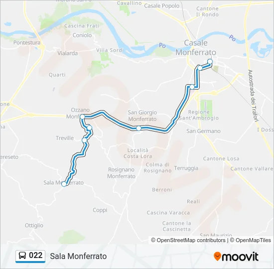 022 Bus Line Map