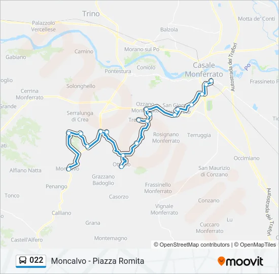 022 Bus Line Map