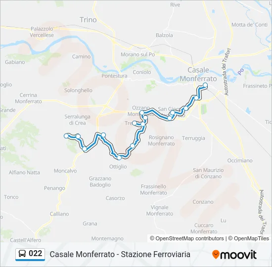 022 Bus Line Map