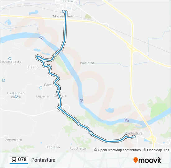 078 Bus Line Map
