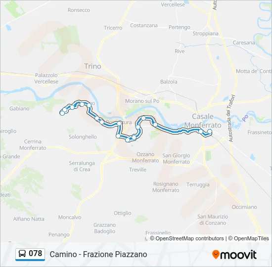 078 Bus Line Map