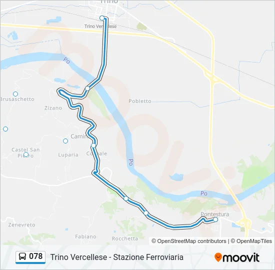 078 Bus Line Map
