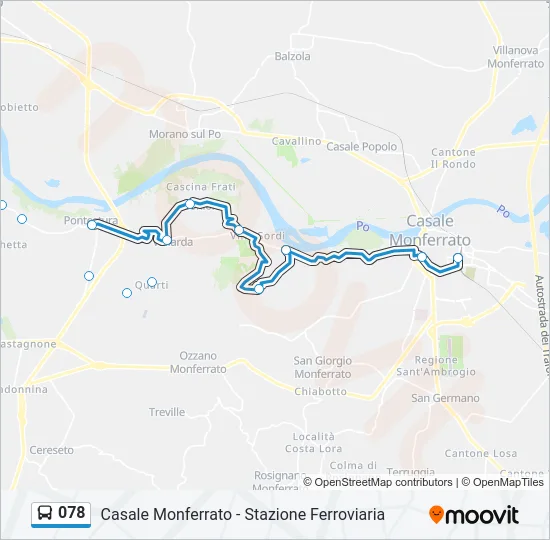 078 Bus Line Map