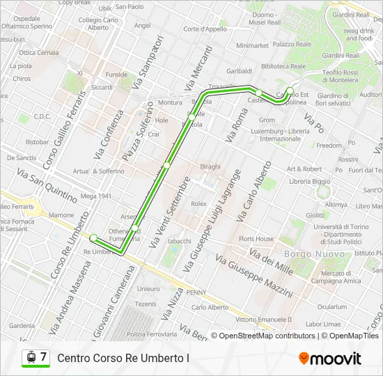 7 Light Rail Line Map