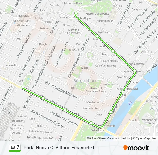 7 Light Rail Line Map