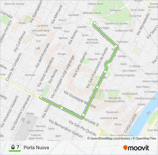 7 Light Rail Line Map