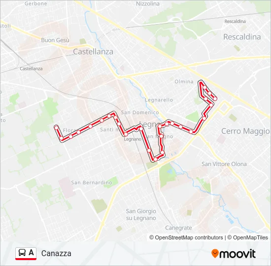 A Bus Line Map