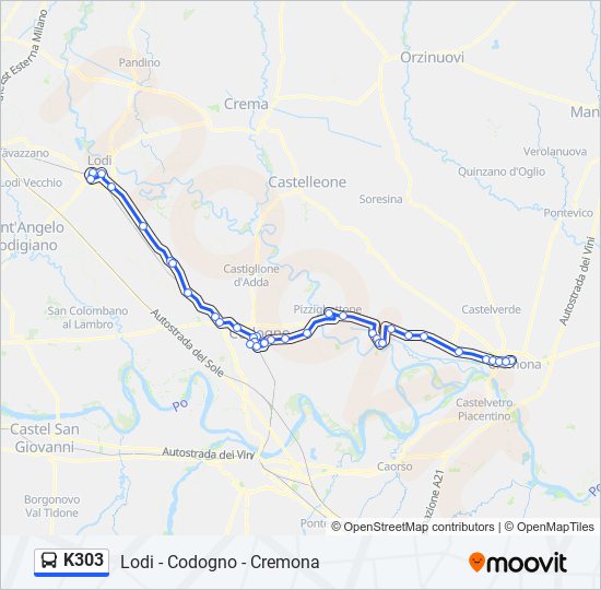 K303  Line Map