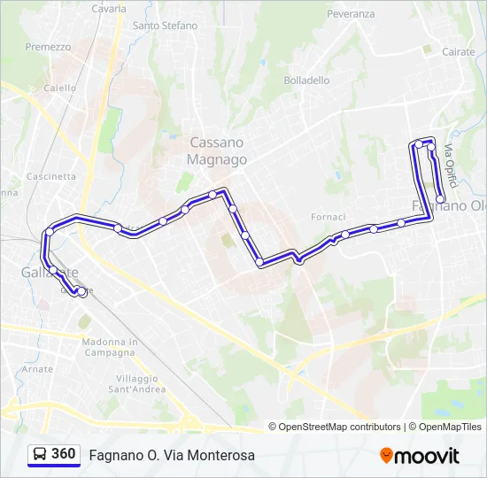 360 Bus Line Map