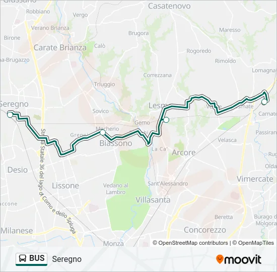 BUS  Line Map