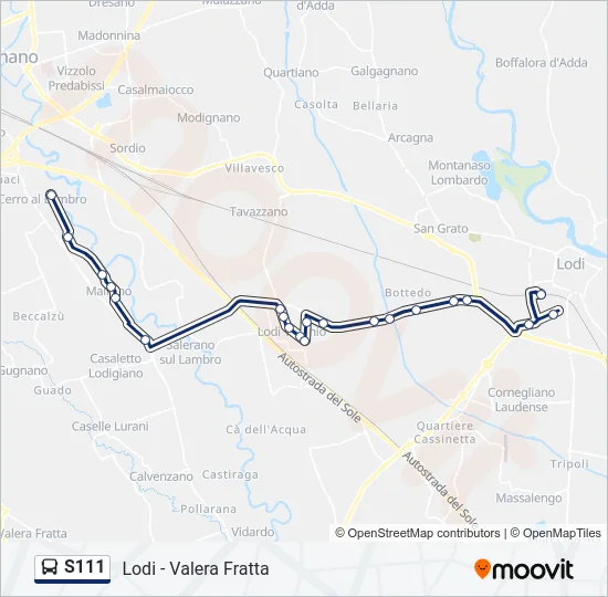 S111  Line Map