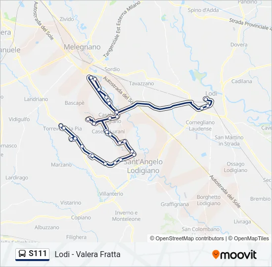 S111  Line Map