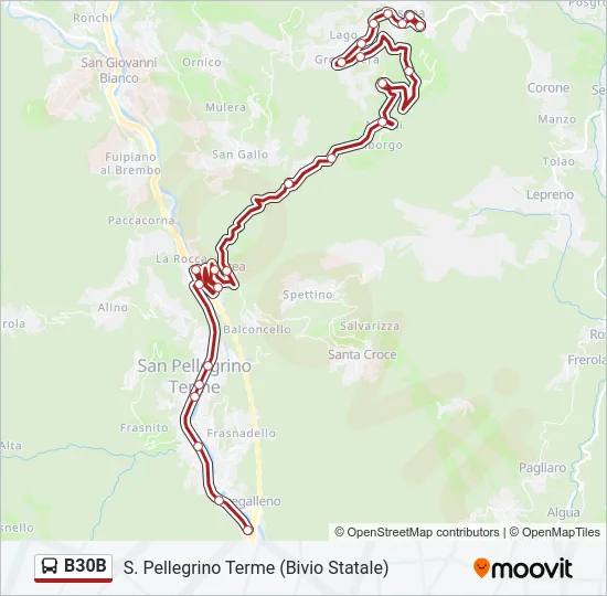 B30B Bus Line Map