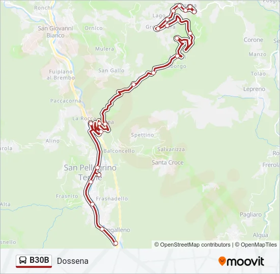 B30B Bus Line Map