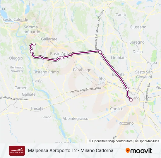 MXP1  Line Map