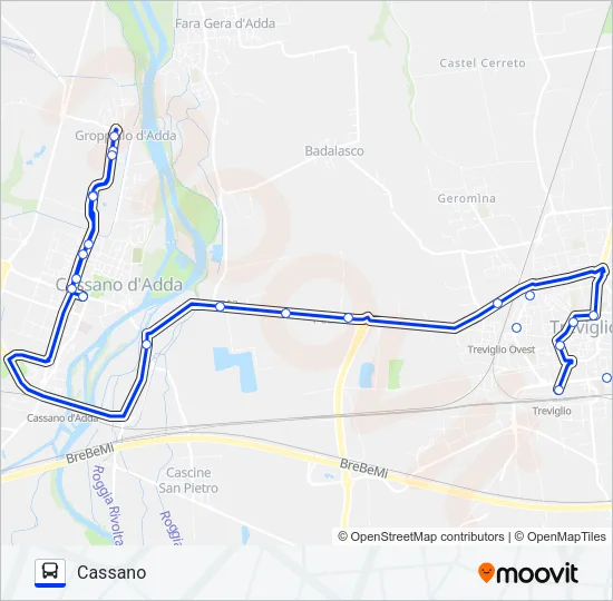 SERVIZIO SCOLASTICO Bus Line Map