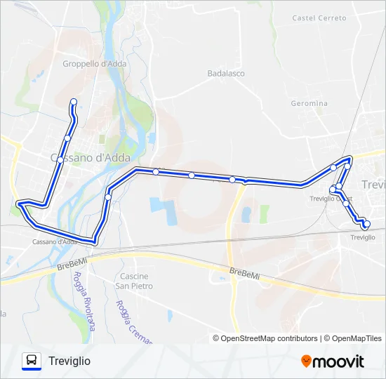 SERVIZIO SCOLASTICO Bus Line Map