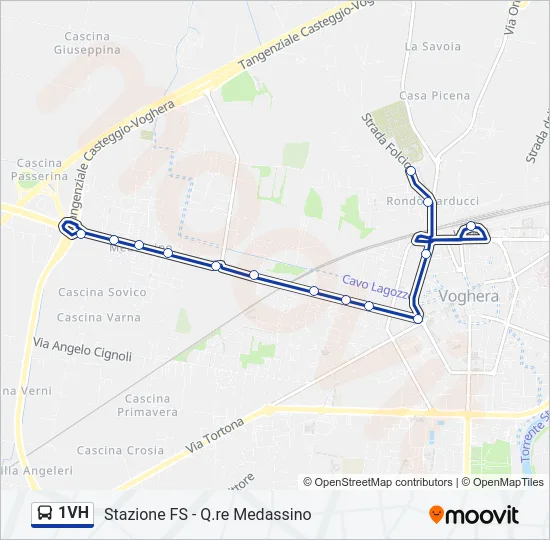 1VH  Line Map