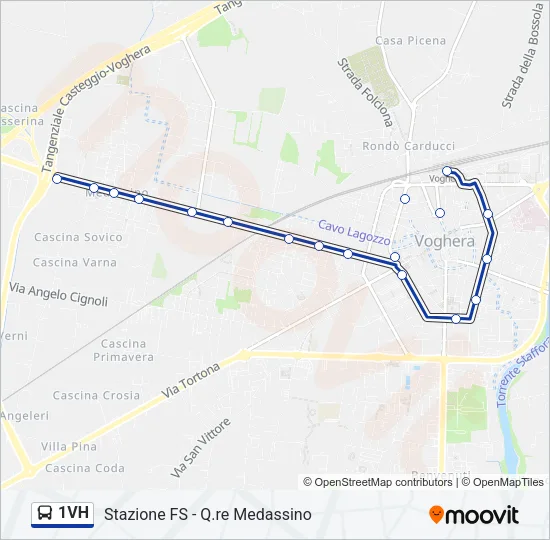 1VH  Line Map