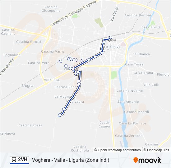 2VH bus Line Map