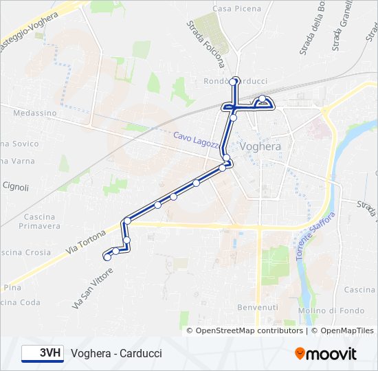 3VH bus Line Map