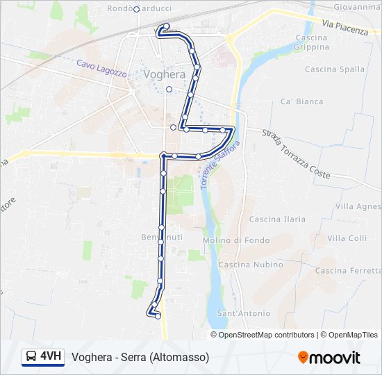 4VH bus Line Map