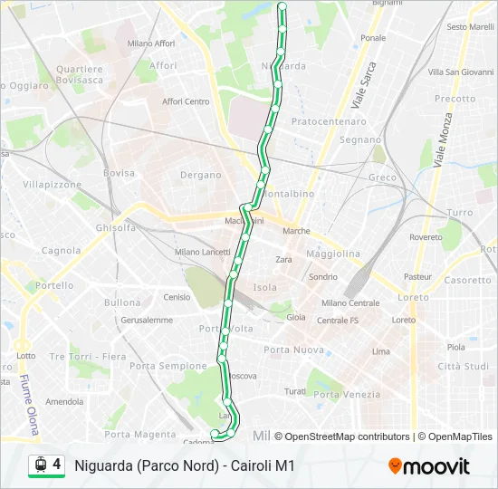 4 Light Rail Line Map