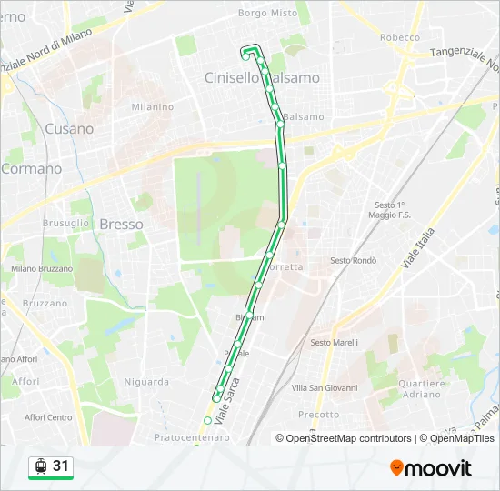 31 Light Rail Line Map