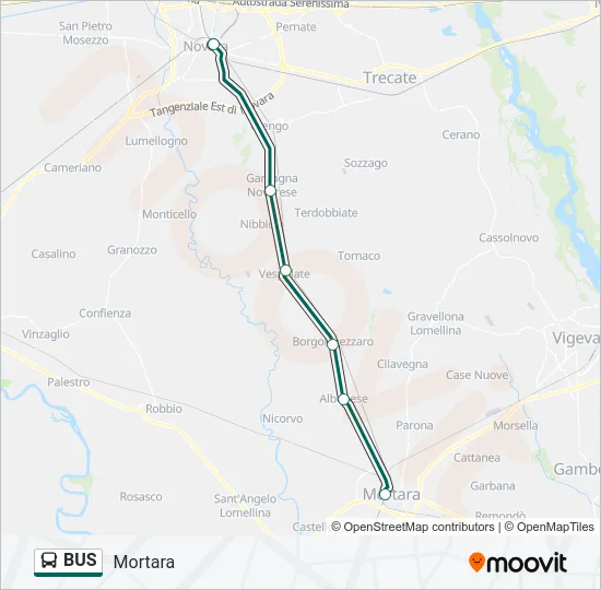 BUS  Line Map