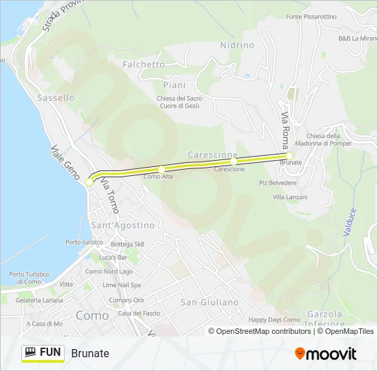 FUN Funicular Line Map