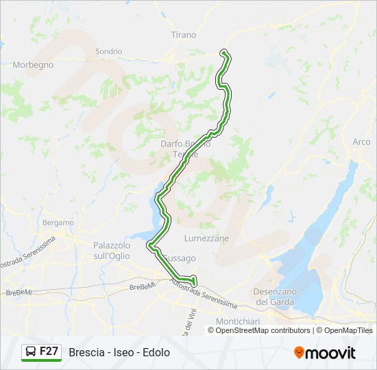 Percorso linea  F27