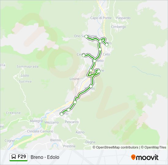 F29 bus Line Map