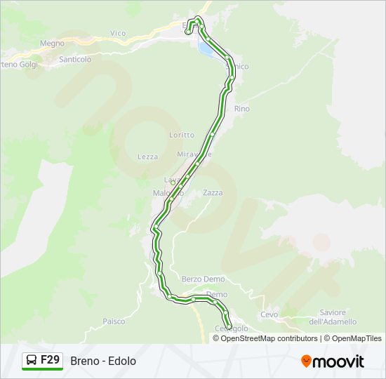 F29 bus Line Map