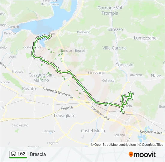 L62  Line Map