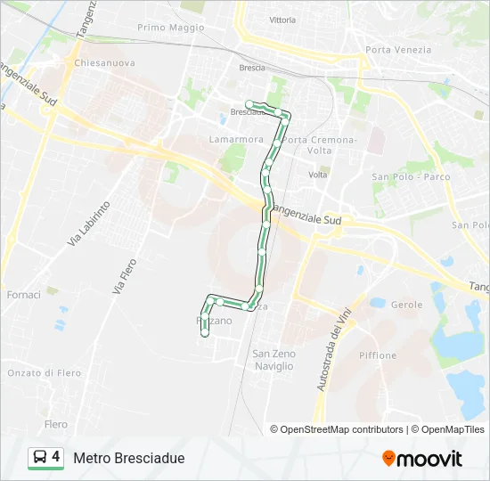 4 Bus Line Map