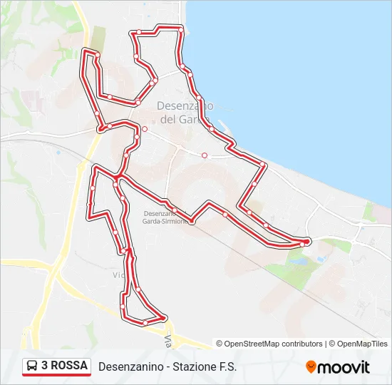 3 ROSSA Bus Line Map