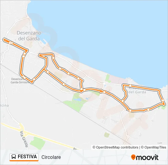 FESTIVA Bus Line Map
