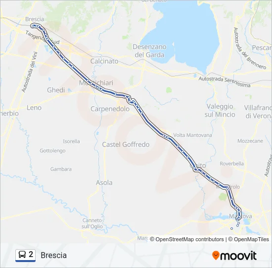 2 Bus Line Map