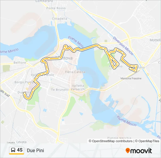 4S Bus Line Map