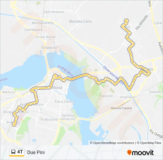 4T Bus Line Map