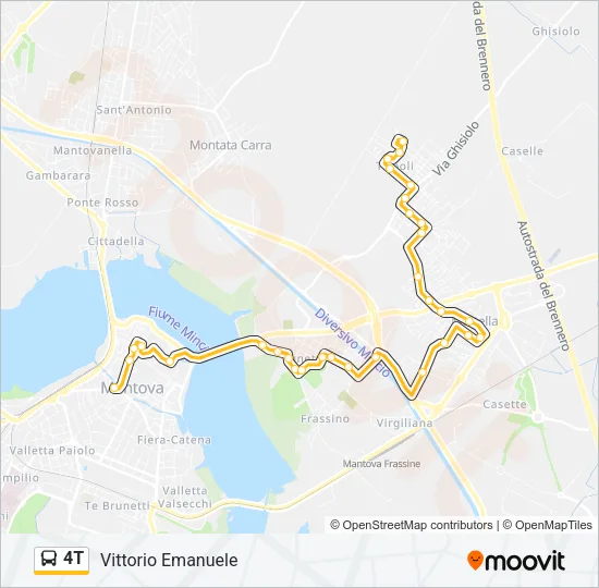 4T Bus Line Map